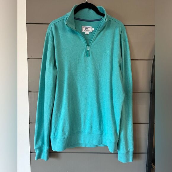 Southern Tide Sweater Quarter Zip Skipjack Light Pullover Long Sleeve Size S - Picture 2 of 6